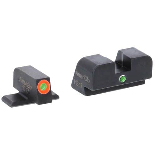 AmeriGlo SG201 i-Dot Night Sight 3-Dot Tritium Green with Orange Outline Front, Green Rear Black Frame for Sig P-Series with #8 Front & Rear AmeriGlo SG201 i-Dot Night Sight 3-Dot Tritium Green with Orange Outline Front, Green Rear Black Frame for Sig P-Series with #8 Front & Rear
