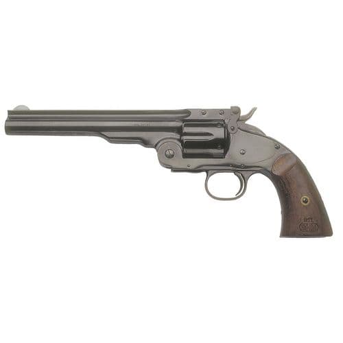 Cimarron CA850 No. 3 Schofield 45 Colt (LC) 6rd 7" Overall Matte Black Steel with Walnut Grip Cimarron CA850 No. 3 Schofield 45 Colt (LC) 6rd 7" Overall Matte Black Steel with Walnut Grip