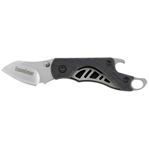 Kershaw 1025X Cinder 1.40" Folding Drop Point Plain Stonewashed 3Cr13 SS Blade G10 Black Handle Kershaw 1025X Cinder 1.40" Folding Drop Point Plain Stonewashed 3Cr13 SS Blade G10 Black Handle