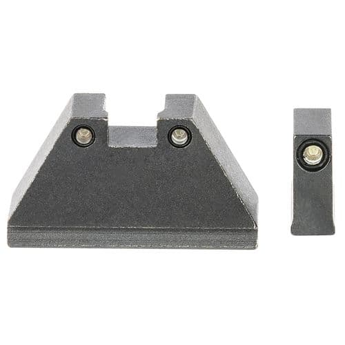 AmeriGlo GL815 Tall Suppressor Height Sight 3XL 3-Dot Tritium Green with Black Outline Front & Rear Black Frame for Most Glock Gen1-5 (Except 42,43) AmeriGlo GL815 Tall Suppressor Height Sight 3XL 3-Dot Tritium Green with Black Outline Front & Rear Black Frame for Most Glock Gen1-5 (Except 42,43)