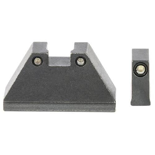 AmeriGlo GL815 Tall Suppressor Height Sight 3XL 3-Dot Tritium Green with Black Outline Front & Rear Black Frame for Most Glock Gen1-5 (Except 42,43) AmeriGlo GL815 Tall Suppressor Height Sight 3XL 3-Dot Tritium Green with Black Outline Front & Rear Black Frame for Most Glock Gen1-5 (Except 42,43)