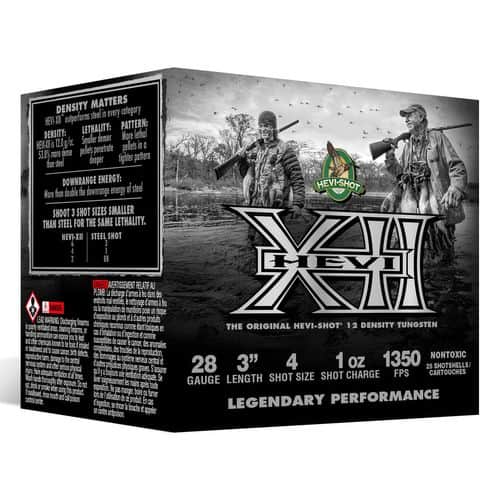 HEVI-Shot HS53284 Hevi-12 28 Gauge 3" 1 oz 4 Shot 25 Bx/ 10 Cs HEVI-Shot HS53284 Hevi-12 28 Gauge 3" 1 oz 4 Shot 25 Bx/ 10 Cs