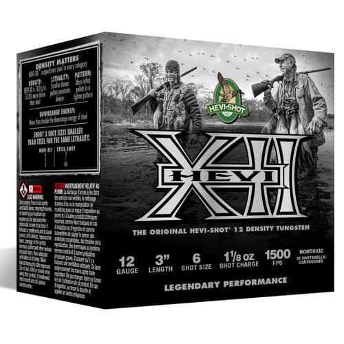 HEVI-Shot HS51306 Hevi-12 12 Gauge 3" 1 1/8 oz 6 Shot 25 Bx/ 10 Cs HEVI-Shot HS51306 Hevi-12 12 Gauge 3" 1 1/8 oz 6 Shot 25 Bx/ 10 Cs