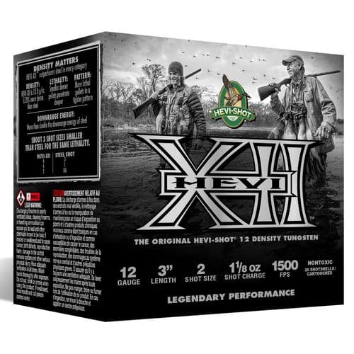 HEVI-Shot HS51302 Hevi-12 12 Gauge 3" 1 1/8 oz 2 Shot 25 Bx/ 10 Cs 2 HEVI-Shot HS51302 Hevi-12 12 Gauge 3" 1 1/8 oz 2 Shot 25 Bx/ 10 Cs 2