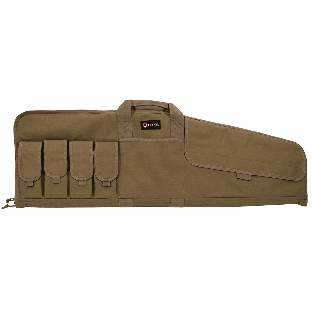 GPS Bags SRC42FDE Single Rifle Case Flat Dark Earth 600D Polyester w/ Mag Pouch Lockable Zippers & Fleece-Lining GPS Bags SRC42FDE Single Rifle Case Flat Dark Earth 600D Polyester w/ Mag Pouch Lockable Zippers & Fleece-Lining