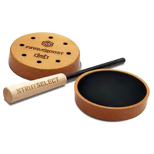 HS Strut HSDODPC Drury Outdoors Signature Pot Call Friction Call Attracts Turkeys Natural Aluminum/Wood HS Strut HSDODPC Drury Outdoors Signature Pot Call Friction Call Attracts Turkeys Natural Aluminum/Wood