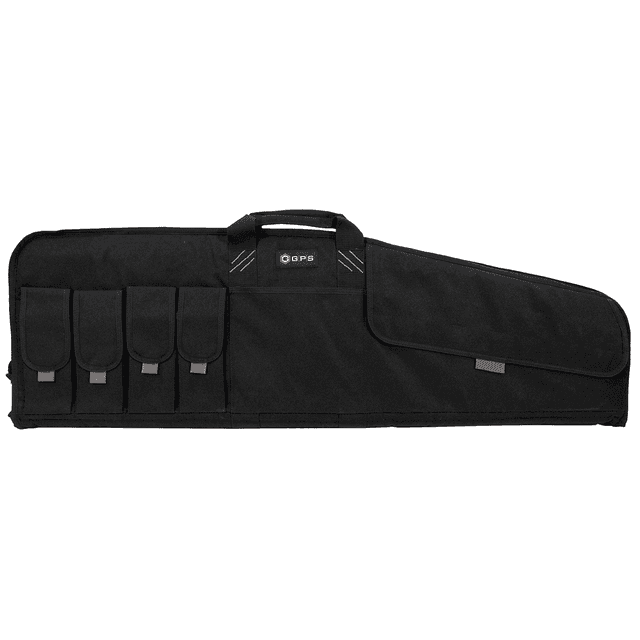 GPS Bags SRC42 Single Rifle Case Black 600D Polyester w/ Mag Pouch Lockable Zippers & Fleece-Lining GPS Bags SRC42 Single Rifle Case Black 600D Polyester w/ Mag Pouch Lockable Zippers & Fleece-Lining