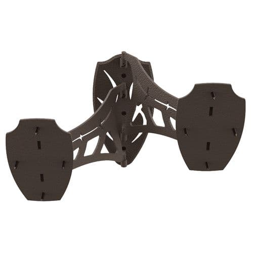Skullhooker SKH-DSM-BRN Dual Shoulder Mount Mounting Kit Wall Mount Steel Brown Small/Mid-Size Game Skullhooker SKH-DSM-BRN Dual Shoulder Mount Mounting Kit Wall Mount Steel Brown Small/Mid-Size Game