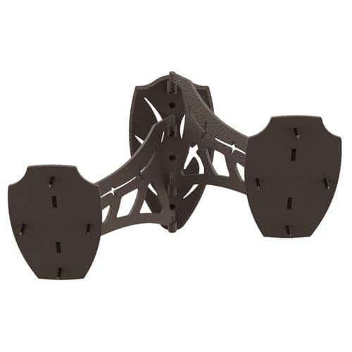 Skullhooker SKH-DSM-BRN Dual Shoulder Mount Mounting Kit Wall Mount Steel Brown Small/Mid-Size Game Skullhooker SKH-DSM-BRN Dual Shoulder Mount Mounting Kit Wall Mount Steel Brown Small/Mid-Size Game