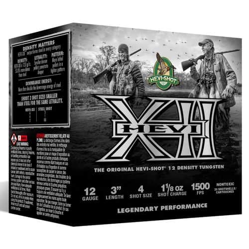 HEVI-Shot HS51304 Hevi-12 12 Gauge 3" 1 1/8 oz 4 Shot 25 Bx/ 10 Cs HEVI-Shot HS51304 Hevi-12 12 Gauge 3" 1 1/8 oz 4 Shot 25 Bx/ 10 Cs