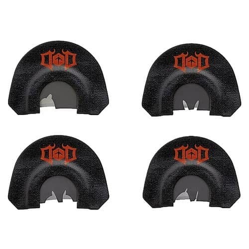 HS Strut HSDODMCTS4PK Drury Outdoors Signature Tongue Series Diaphragm Call Triple Reed Attracts Turkeys Yellow 4 Per Pkg HS Strut HSDODMCTS4PK Drury Outdoors Signature Tongue Series Diaphragm Call Triple Reed Attracts Turkeys Yellow 4 Per Pkg