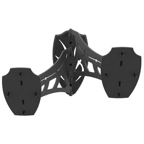 Skullhooker SKH-DSM-BLK Dual Shoulder Mount Mounting Kit Wall Mount Steel Black Small/Mid-Size Game Skullhooker SKH-DSM-BLK Dual Shoulder Mount Mounting Kit Wall Mount Steel Black Small/Mid-Size Game