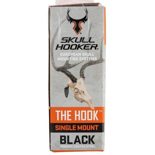 Skullhooker SKH-FWM-BLK Flush Mount Mounting Kit Wall Mount Steel Black Medium/Heavy Game Skullhooker SKH-FWM-BLK Flush Mount Mounting Kit Wall Mount Steel Black Medium/Heavy Game