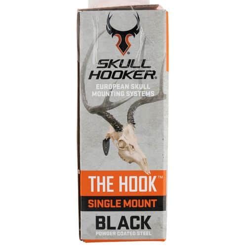 Skullhooker SKH-FWM-BLK Flush Mount Mounting Kit Wall Mount Steel Black Medium/Heavy Game Skullhooker SKH-FWM-BLK Flush Mount Mounting Kit Wall Mount Steel Black Medium/Heavy Game
