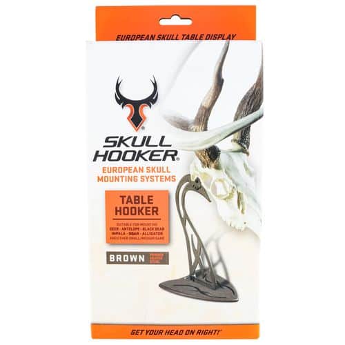 Skullhooker SKH-TH-ASSY-BRN Table Hooker Mounting Kit Counter Top Steel Brown Small/Mid-Size Game Skullhooker SKH-TH-ASSY-BRN Table Hooker Mounting Kit Counter Top Steel Brown Small/Mid-Size Game