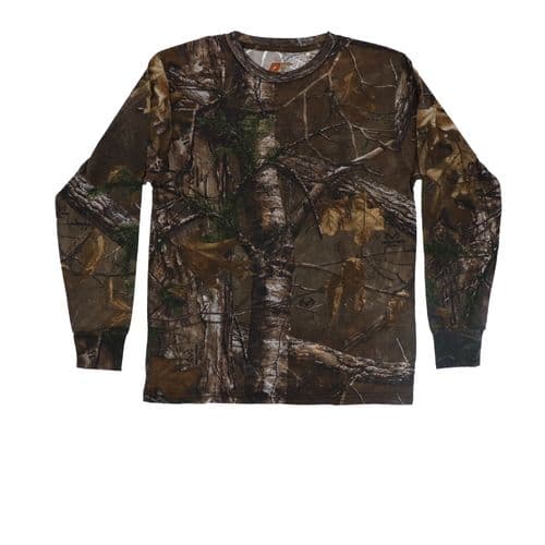 Pursuit Gear Predator Youth Long Sleeve T-Shirt RealTree Xtra Camo Pattern Pursuit Gear Predator Youth Long Sleeve T-Shirt RealTree Xtra Camo Pattern