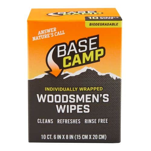 Dead Down Wind 1358 Base Camp Woodmen's Wipes Textured/Biodegradable 6" x 8" 1 Dead Down Wind 1358 Base Camp Woodmen's Wipes Textured/Biodegradable 6" x 8" 1
