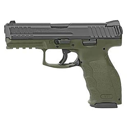 HK 81000233 VP9 9mm Luger 4.09" 17+1 (2) Green Polymer Frame Black Steel Slide Green Interchangeable Backstrap Grip HK 81000233 VP9 9mm Luger 4.09" 17+1 (2) Green Polymer Frame Black Steel Slide Green Interchangeable Backstrap Grip