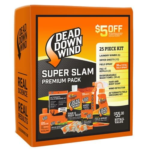 Dead Down Wind 208118 Super Slam Premium Kit Scent Elimination Kit 25 Pieces Dead Down Wind 208118 Super Slam Premium Kit Scent Elimination Kit 25 Pieces