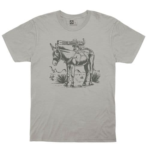 Magpul MAG1190-040-XL Burro T-Shirt Silver XL Short Sleeve Magpul MAG1190-040-XL Burro T-Shirt Silver XL Short Sleeve