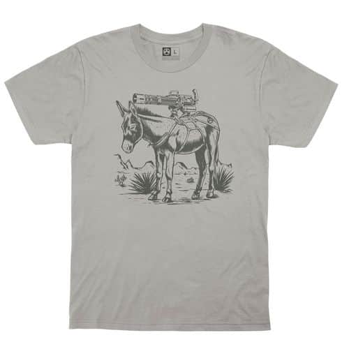 Magpul MAG1190-040-XL Burro T-Shirt Silver XL Short Sleeve Magpul MAG1190-040-XL Burro T-Shirt Silver XL Short Sleeve