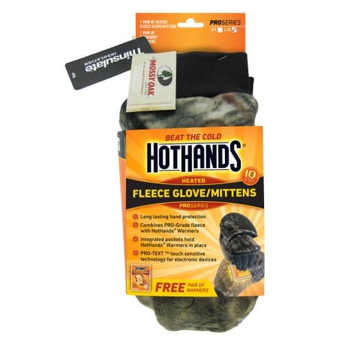 HotHands MM02 Pro Series Gloves/Mittens Mossy Oak Fleece LG/XL HotHands MM02 Pro Series Gloves/Mittens Mossy Oak Fleece LG/XL
