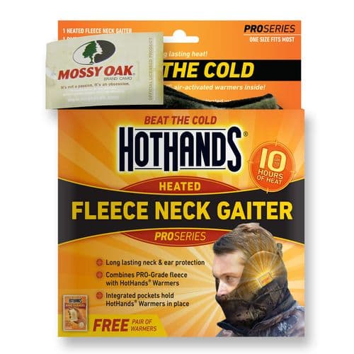 HotHands NECKGAITMO Pro Series Neck Gaiter Fleece Mossy Oak OSFA Neck HotHands NECKGAITMO Pro Series Neck Gaiter Fleece Mossy Oak OSFA Neck