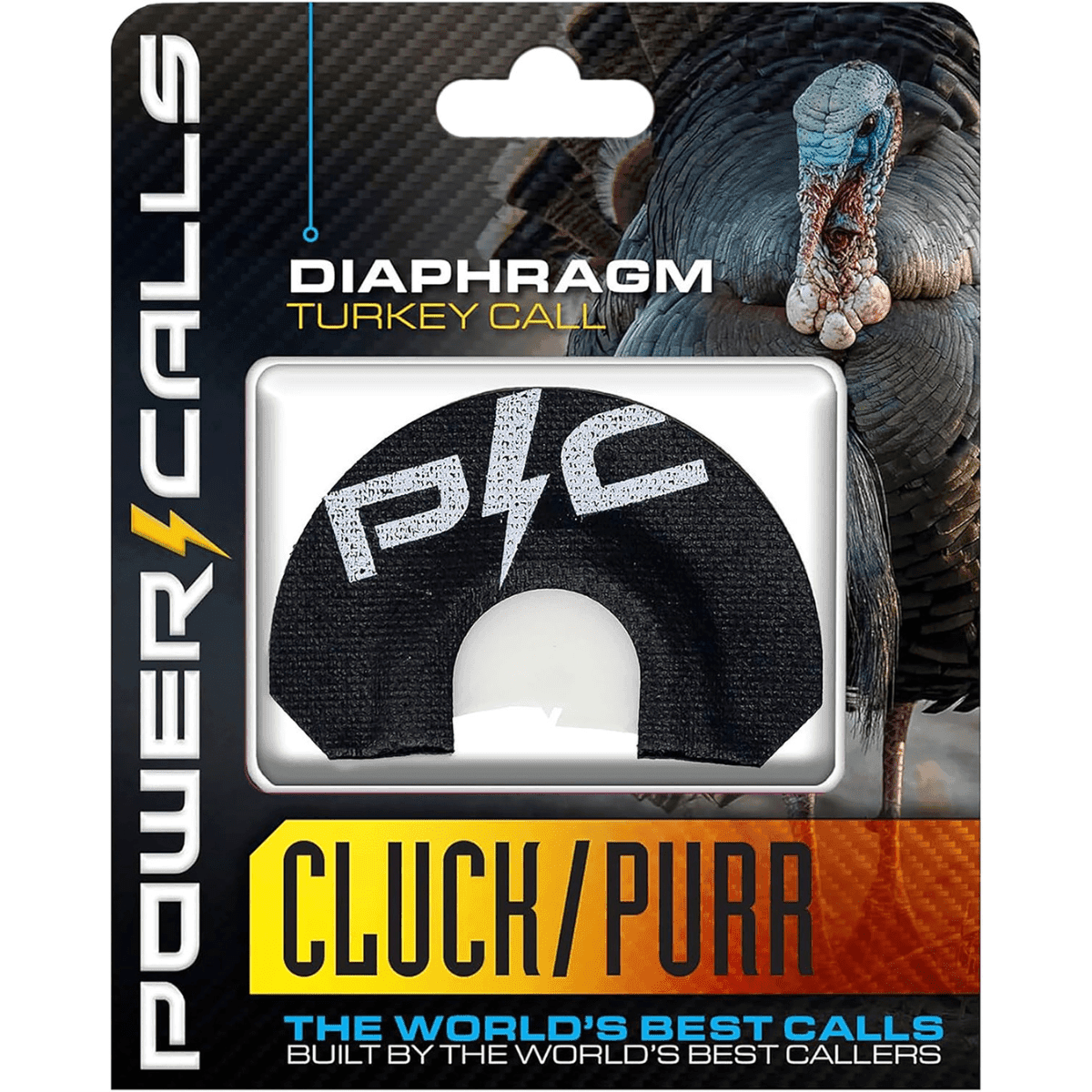 Power Calls Cluck/Purr Game Call, Black/White Diaphragm Call Attracts Turkeys - 24237 Power Calls Cluck/Purr Game Call, Black/White Diaphragm Call Attracts Turkeys - 24237