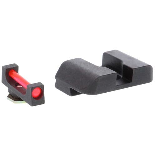 AmeriGlo GFB103 Target Set Set Fiber Optic Red Front, Black Rear Black Frame for Glock 17,19,22,23,24,26,27,33,34,35,37,38,39 Gen1-4 AmeriGlo GFB103 Target Set Set Fiber Optic Red Front, Black Rear Black Frame for Glock 17,19,22,23,24,26,27,33,34,35,37,38,39 Gen1-4