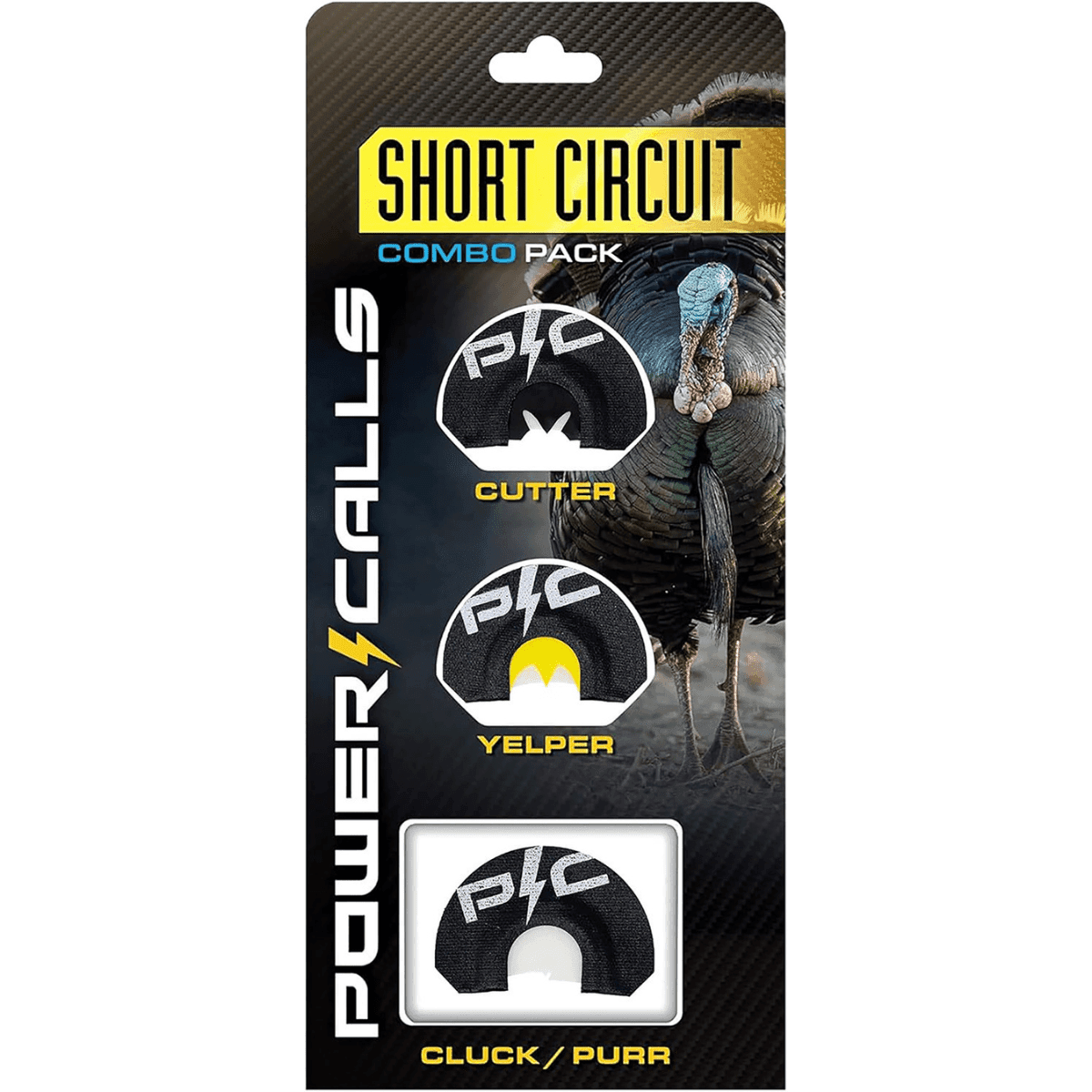 Power Calls Short Circuit Combo Game Calls, Diaphragm Call Turkey Hen Sounds Attracts Turkeys Black 3 Pack - 24226 Power Calls Short Circuit Combo Game Calls, Diaphragm Call Turkey Hen Sounds Attracts Turkeys Black 3 Pack - 24226