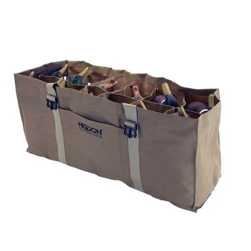 Higdon Outdoors 37124 X-Slot Decoy Bag Universal Tan 600D Polyester 36"L x 24"W x 16"H Holds up to 24 Decoys Higdon Outdoors 37124 X-Slot Decoy Bag Universal Tan 600D Polyester 36"L x 24"W x 16"H Holds up to 24 Decoys