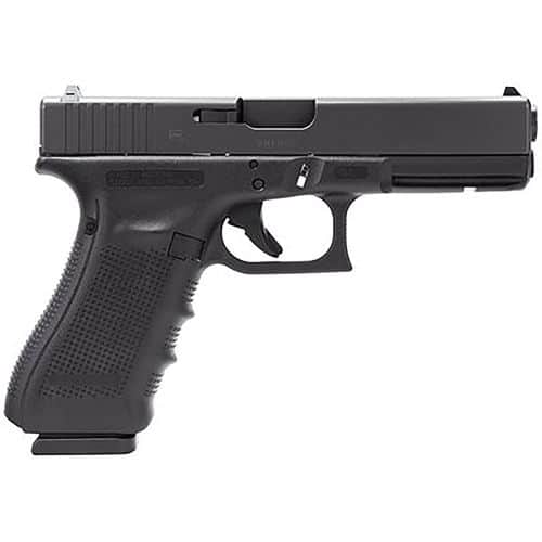 Glock UR17501 G17 Gen4 Rebuilt 9mm Luger 4.49" 17+1 Black Steel Slide Black Rough Texture Interchangeable Backstraps Grip USA Made Glock UR17501 G17 Gen4 Rebuilt 9mm Luger 4.49" 17+1 Black Steel Slide Black Rough Texture Interchangeable Backstraps Grip USA Made