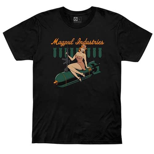 Magpul MAG1203-001-L Bombshell T-Shirt Black Large Short Sleeve Magpul MAG1203-001-L Bombshell T-Shirt Black Large Short Sleeve