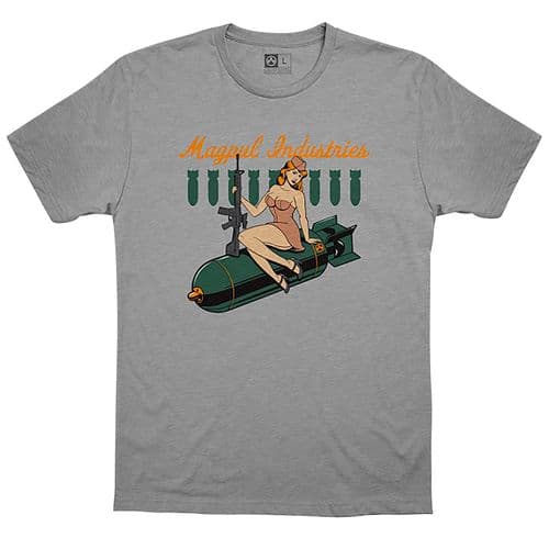 Magpul MAG1203-030-M Bombshell T-Shirt Athletic Gray Heather Medium Short Sleeve Magpul MAG1203-030-M Bombshell T-Shirt Athletic Gray Heather Medium Short Sleeve