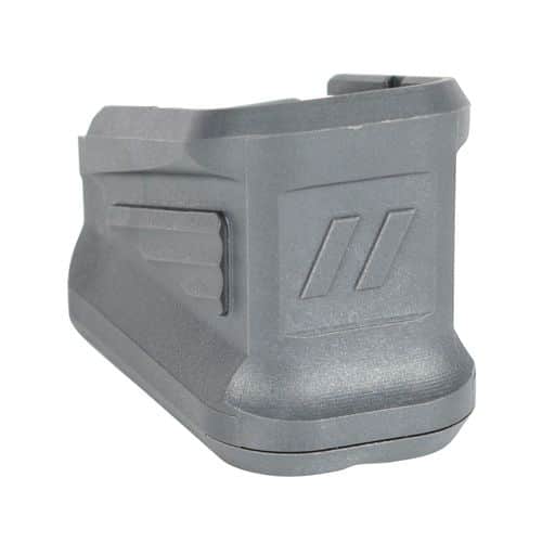ZEV BPAD-G17-5-GRY Basepad +5 Aluminum Gray for Glock 17-round Mags ZEV BPAD-G17-5-GRY Basepad +5 Aluminum Gray for Glock 17-round Mags
