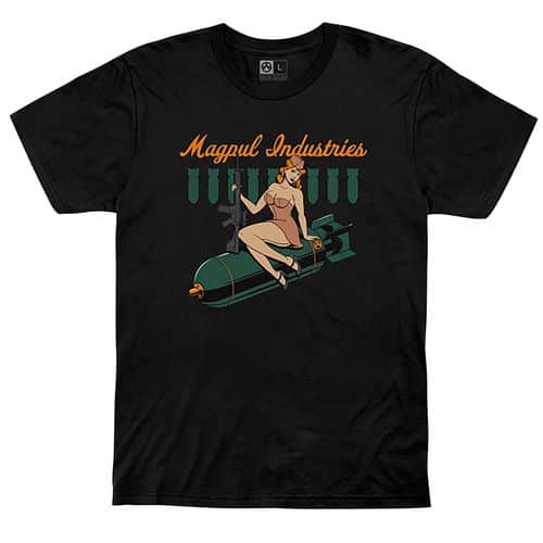 Magpul MAG1203-001-S Bombshell T-Shirt Black Small Short Sleeve Magpul MAG1203-001-S Bombshell T-Shirt Black Small Short Sleeve