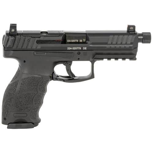 HK 81000626 VP9 Tactical Optic Ready 9mm Luger 4.70" TB 10+1 (3) Black Black Steel Slide Black Interchangeable Backstrap Grip Night Sights HK 81000626 VP9 Tactical Optic Ready 9mm Luger 4.70" TB 10+1 (3) Black Black Steel Slide Black Interchangeable Backstrap Grip Night Sights