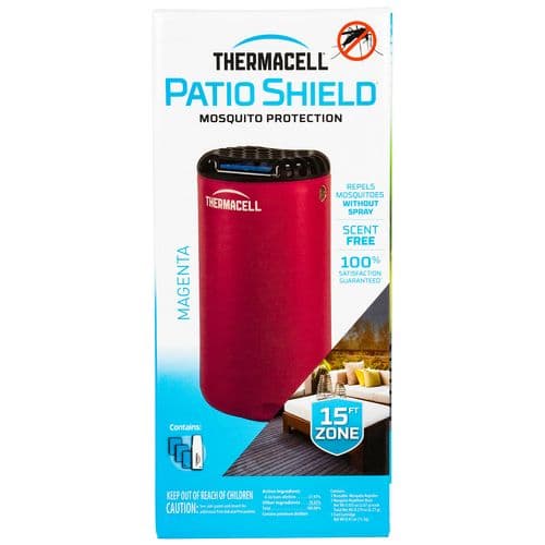 Thermacell MRPSP Patio Shield Mosquito Repeller Magenta Effective 15 ft Odorless Repellent Thermacell MRPSP Patio Shield Mosquito Repeller Magenta Effective 15 ft Odorless Repellent