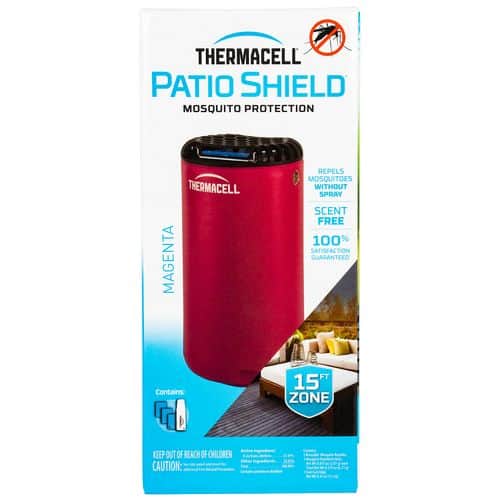 Thermacell MRPSP Patio Shield Mosquito Repeller Magenta Effective 15 ft Odorless Repellent Thermacell MRPSP Patio Shield Mosquito Repeller Magenta Effective 15 ft Odorless Repellent