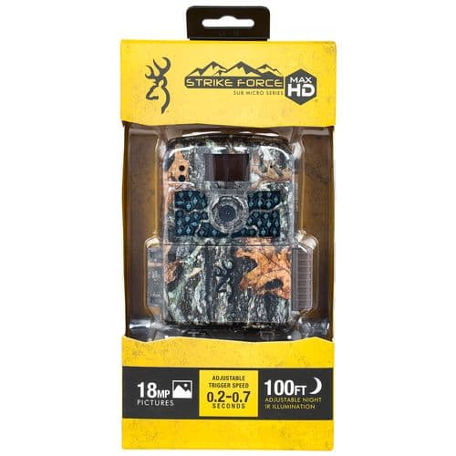 Browning Trail Cameras 5HD-MAX Strike Force HD Apex Advantage Max-4 18 MP Resolution IR Flash SDXC Card Slot/Up to 512GB Memory Browning Trail Cameras 5HD-MAX Strike Force HD Apex Advantage Max-4 18 MP Resolution IR Flash SDXC Card Slot/Up to 512GB Memory