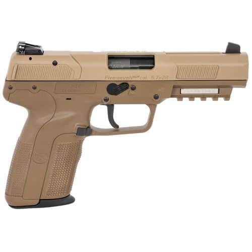 FN 3868900753 Five-seveN 5.7x28mm 4.80" 20+1 (2) Flat Dark Earth Flat Dark Earth Steel Slide Flat Dark Earth Polymer Grip FN 3868900753 Five-seveN 5.7x28mm 4.80" 20+1 (2) Flat Dark Earth Flat Dark Earth Steel Slide Flat Dark Earth Polymer Grip