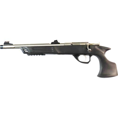 Crickett KSA793 Crickett Adult Pistol 22 Mag 1rd 10.50" TB Stainless Steel Rec Black Synthetic Stock Right Hand Crickett KSA793 Crickett Adult Pistol 22 Mag 1rd 10.50" TB Stainless Steel Rec Black Synthetic Stock Right Hand