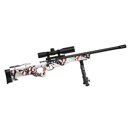 Crickett KSA2153 Precision Complete Package 22 LR 1rd 16.13" Blued American Flag & Amendment Fixed Thumbhole Stock Right Hand (Youth) Crickett KSA2153 Precision Complete Package 22 LR 1rd 16.13" Blued American Flag & Amendment Fixed Thumbhole Stock Right Hand (Youth)