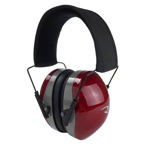 Radians TR0360CS TRPX Muff 29 dB Over the Head Folding Red Ear Cups with Black Headband for Adults 1 Pair Radians TR0360CS TRPX Muff 29 dB Over the Head Folding Red Ear Cups with Black Headband for Adults 1 Pair