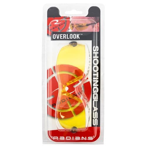 Radians OV1-40CS Overlook Glasses 99.9% UV Rated Amber Lens with Black Frame & Rubber Temple Sleeves & Nose Piece for Adults Radians OV1-40CS Overlook Glasses 99.9% UV Rated Amber Lens with Black Frame & Rubber Temple Sleeves & Nose Piece for Adults