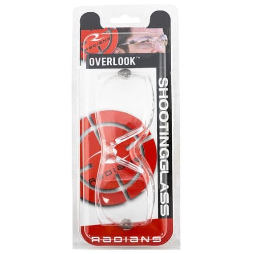 Radians OV6-10CS Overlook Glasses 99.9% UV Rated Clear Lens with Silver Frame & Rubber Temple Sleeves & Nose Piece for Adults Radians OV6-10CS Overlook Glasses 99.9% UV Rated Clear Lens with Silver Frame & Rubber Temple Sleeves & Nose Piece for Adults