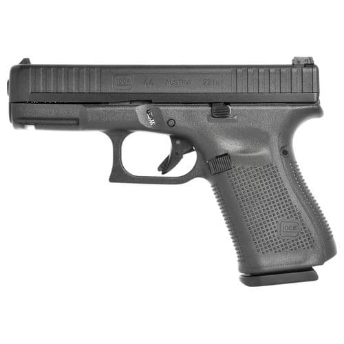 Glock UR44509 G44 Rebuilt 22LR 4.02" 10+1 Black Steel Slide Black Rough Texture Interchangeable Backstraps Grip Adj Rear Sight Glock UR44509 G44 Rebuilt 22LR 4.02" 10+1 Black Steel Slide Black Rough Texture Interchangeable Backstraps Grip Adj Rear Sight