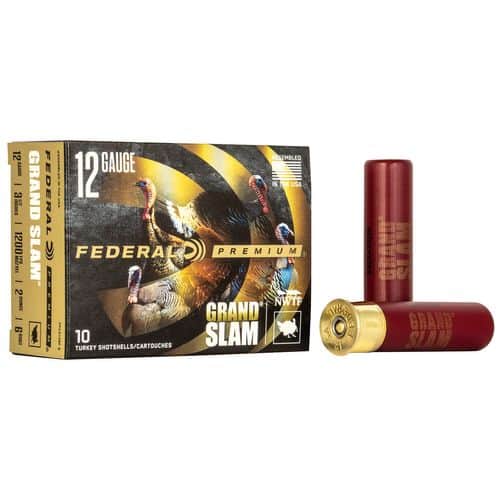 Federal Grand Slam Premium Turkey 12 Gauge 3.50" 2 oz 6 Shot 10 Bx/ 50 Cs Federal Grand Slam Premium Turkey 12 Gauge 3.50" 2 oz 6 Shot 10 Bx/ 50 Cs