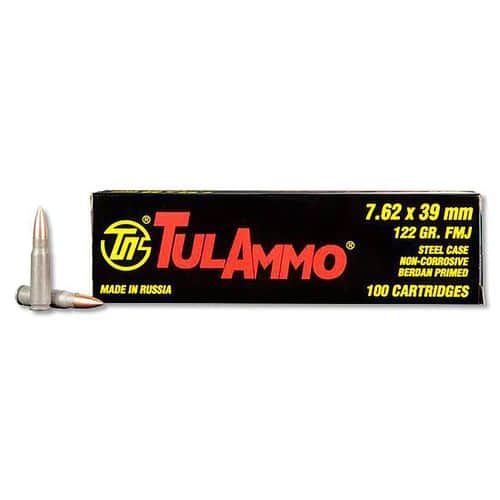 Tulammo UL076210 Rifle 7.62x39mm 122 gr Full Metal Jacket (FMJ) 100 Bx/ 10 Cs 2 Tulammo UL076210 Rifle 7.62x39mm 122 gr Full Metal Jacket (FMJ) 100 Bx/ 10 Cs 2