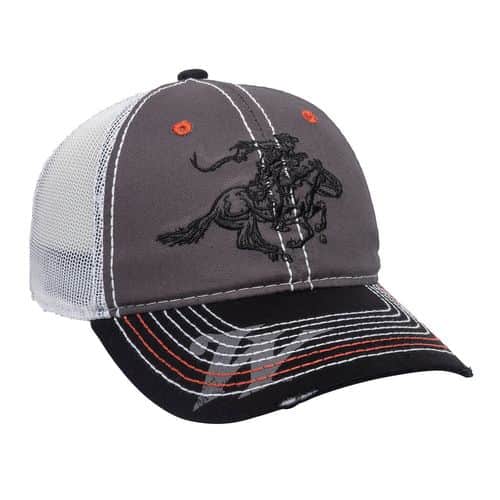 Outdoor Cap WIN35B Winchester Cap Cotton Twill Black/Charcoal/White Unstructured OSFA Outdoor Cap WIN35B Winchester Cap Cotton Twill Black/Charcoal/White Unstructured OSFA